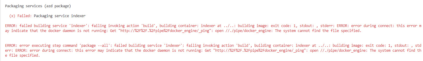Docker not running error